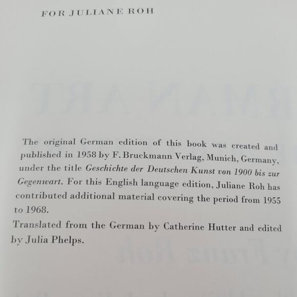 German Art in the Twentieth Century by Franz Roh 1958 Hardcover Book Art Book‎ - Picture 6 of 14